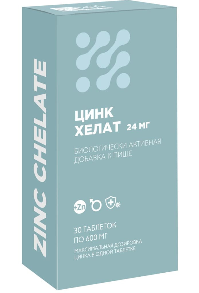 Zinc chelate 24 mg
